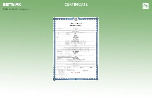 Модерен стил Руската агенција за граѓанска регистрација на Москва Шаблон за потв